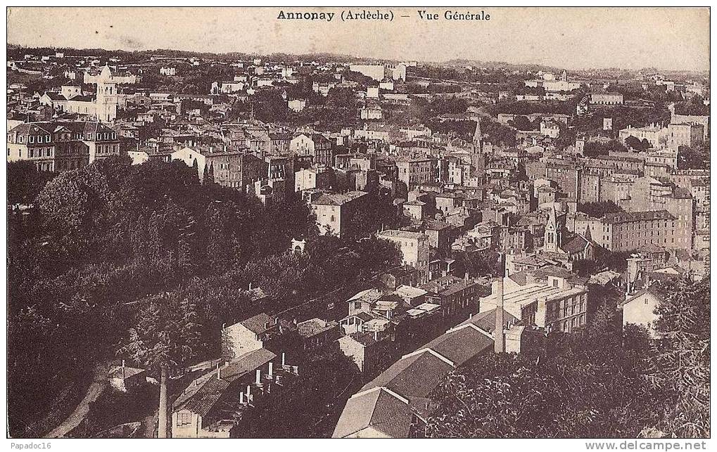 07 - Annonay - Vue Générale - Annonay