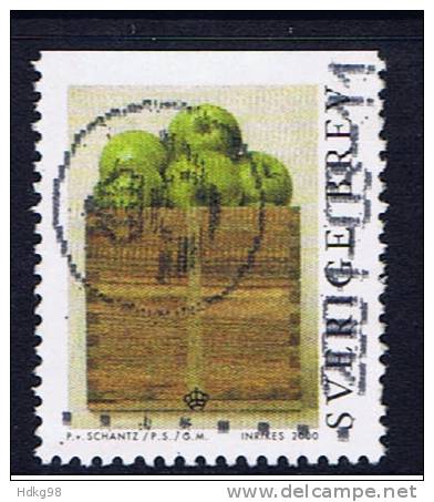 S Schweden 2000 Mi 2179-80 Früchte - Used Stamps