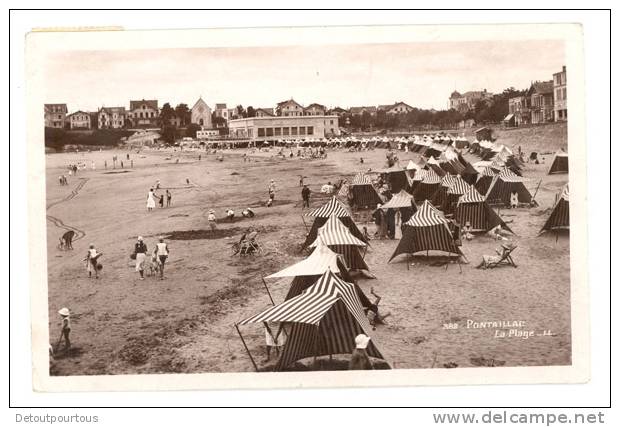 Pontaillac La Plage En 1939 - Pont-l'Abbé-d'Arnoult