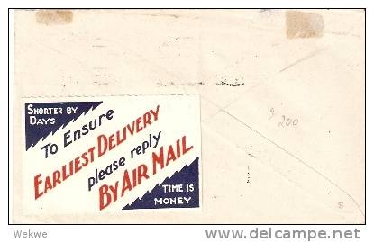 AUS207 / Erster Transcontinental WA-VIC  Aerial Mail, , Luftpost-Werbung, 1929 - Storia Postale