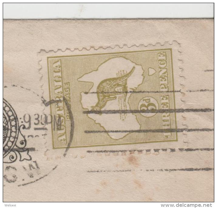 AUS224 / Roo 3 D, Holland 1921 Firmenbrief T Sydney Trust To Rotterdam - Covers & Documents