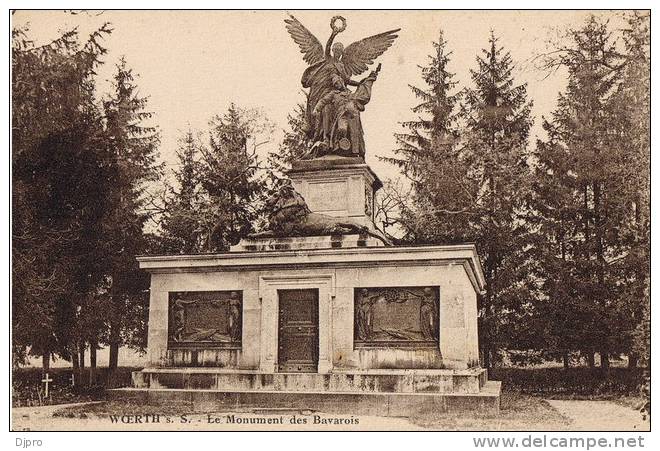 Woerth  Les Monument Des Bavarois - Woerth