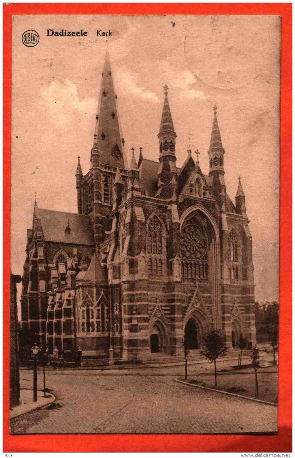 * Dadizele (Bij Moorslede - Ieper) * (Albert) Kerk, Basilique, Basiliek, Church, église, Kirche, Vieux Carte, Old - Moorslede