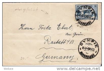 Aus252/ Sydney Bridge 3 D (Gynpie To Rastatt, Germany - Lettres & Documents