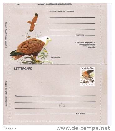 Aus266/ Kartenbrief (LC) ** Austr. Raubvogel (Greifvogel) - Enteros Postales