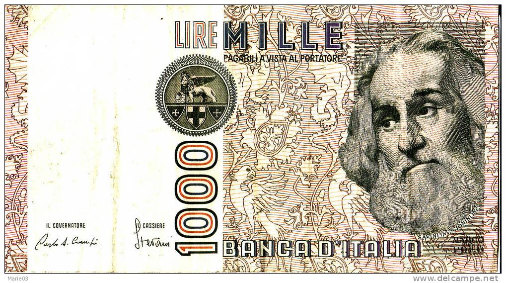 Italie - 1000 Lire - 1982 - 1000 Lire