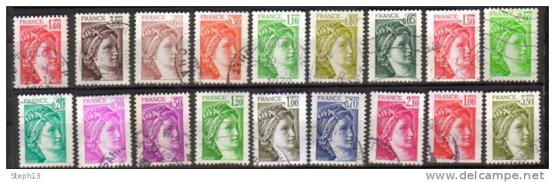 Numéro  émis Dans Les Anneés 1980 (oblitéré) - Used Stamps