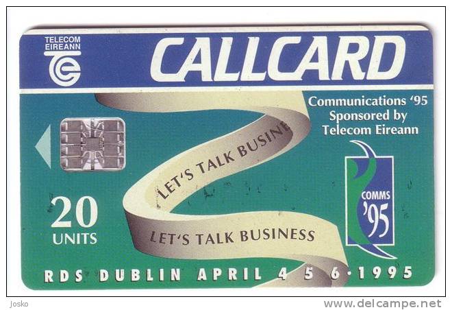 COMUNICATIONS 95. ( Ireland )  - RDS Dublin April 4 5 6 - 1995 - Irlanda