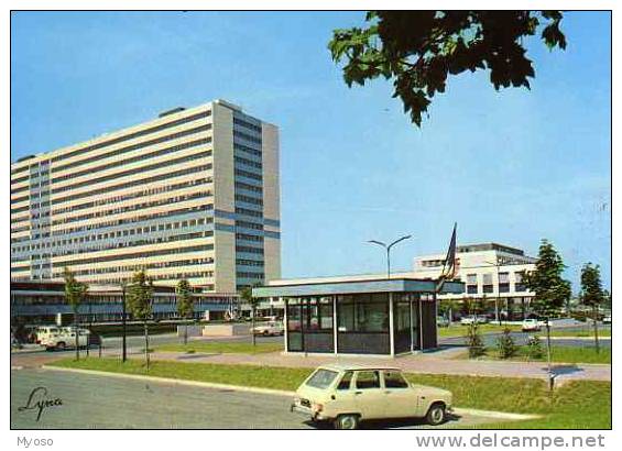 94 CRETEIL L'Hopital Henri Mondor Avec Automobile - Creteil