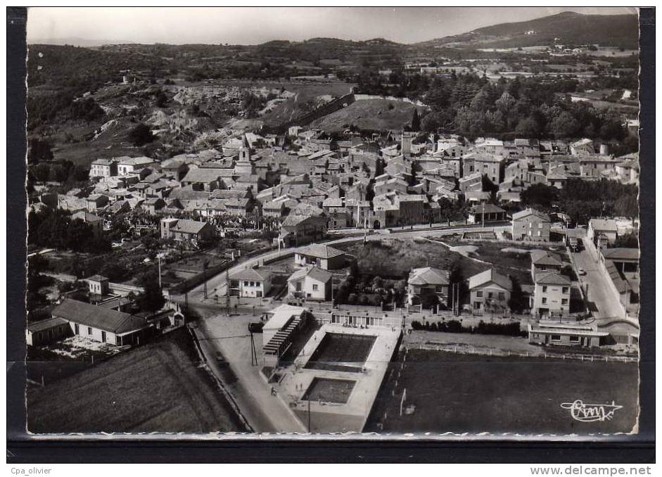 26 DONZERE Vue Générale Aérienne, Piscine, Stade Football, Ed CIM 2216, CPSM 10x15, 196? - Donzere