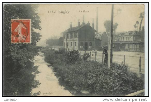 902 C /CPA AUFFAY  (76)   LA GARE - Auffay