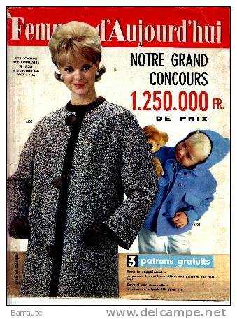 Femmes D´aujourd´hui N°859 Du 19/10/1961 Interview De Colette BROSSET . - Mode