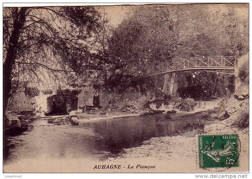 Aubagne - Une Lavandière à La Planque - 1913 - Aubagne