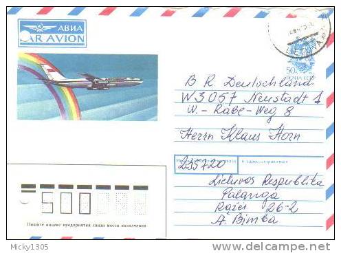 UdSSR / USSR - Umschlag Echt Gelaufen / Cover Used (h051) - Enteros Postales