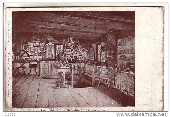 GOOD OLD GERMANY POSTCARD - Studentisches - Kitchen - Other & Unclassified