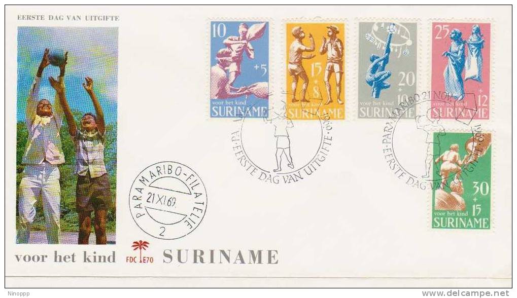 Surinam-1969 Child Welfare    FDC - Suriname ... - 1975