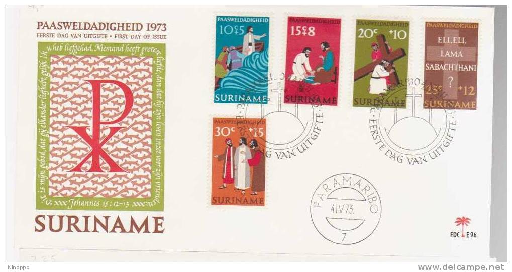 Surinam-1973 Easter FDC - Surinam ... - 1975