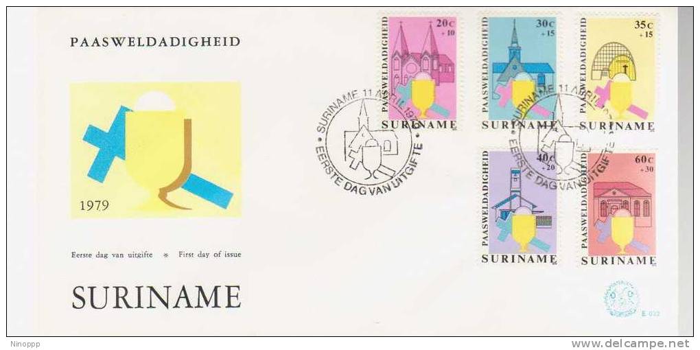 Surinam-1979 Easter FDC - Surinam