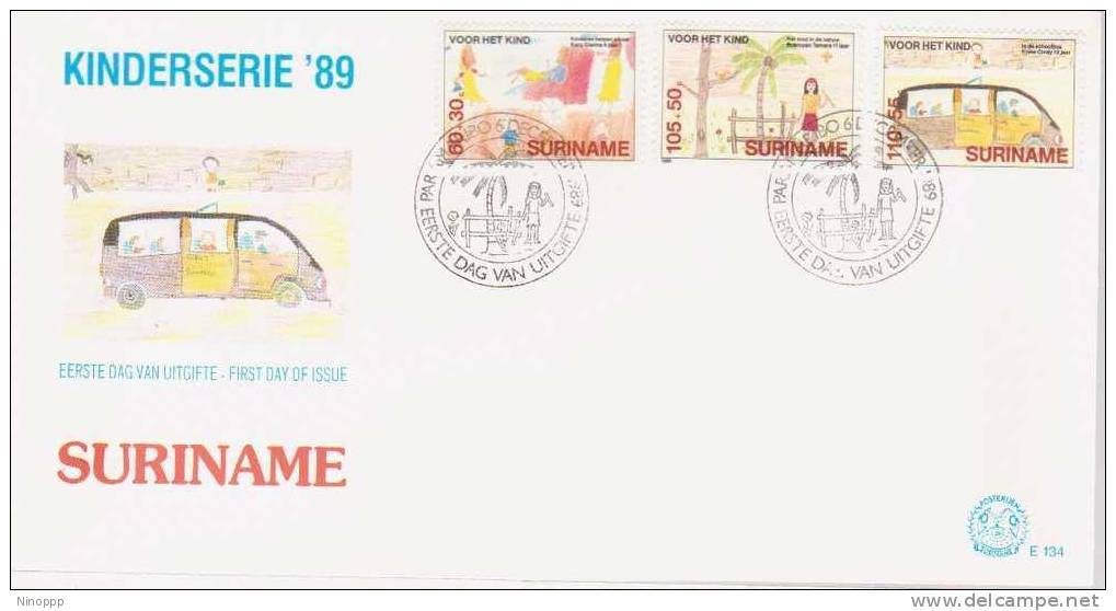 Surinam-1989  Child Welfare    FDC - Surinam