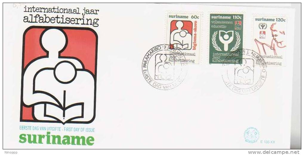 Surinam-1990 UNESCO   FDC - Surinam