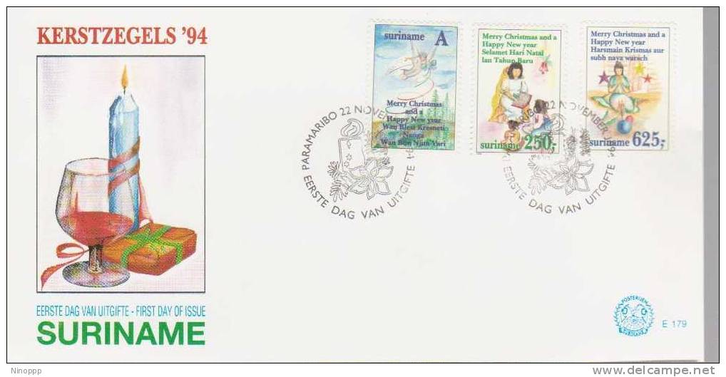 Surinam-1994 Christmas FDC - Surinam