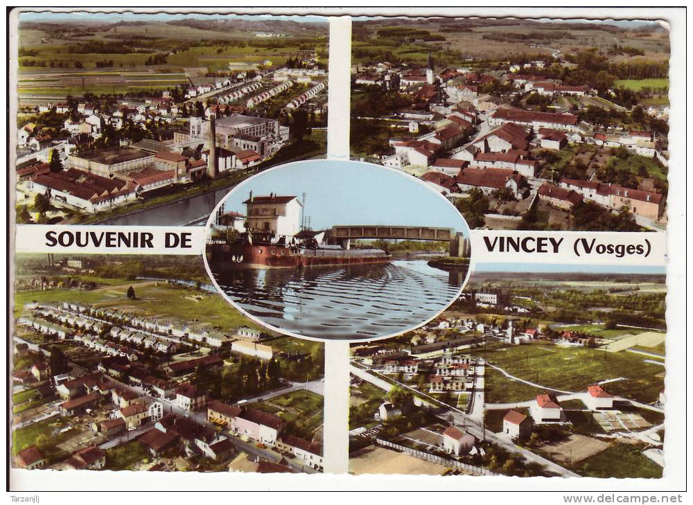 CPSM à Plusieurs Vues De Vincey (Vosges 88) - Vincey