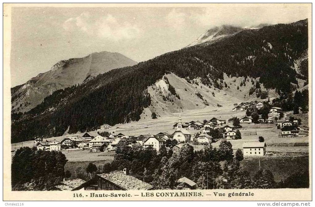 74 LES CONTAMINES Vue Générale - Les Contamines-Montjoie