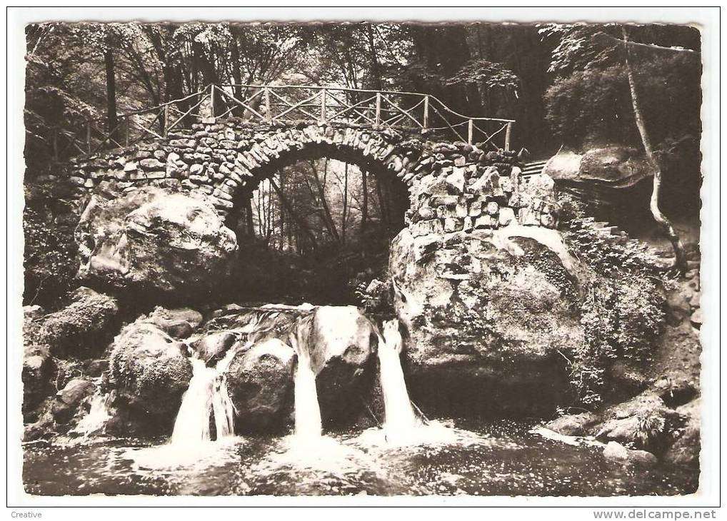 La Cascade Du Schiessentümpel Au Mullerthal .Petite Suisse Luxembourgeoise +timbre 1F50 1962 - Muellerthal