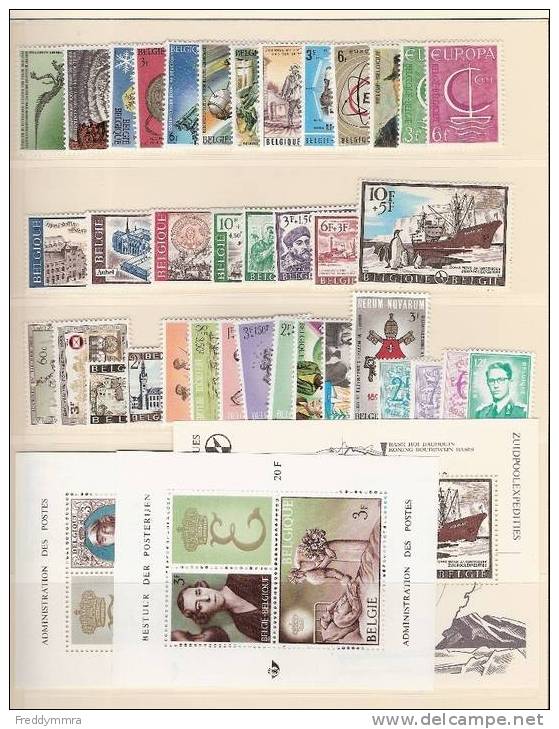 Belgique: Année 1966 ** - Full Years