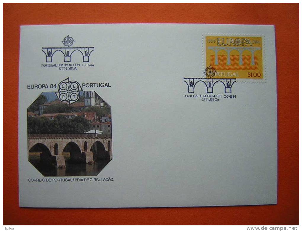 PORTUGAL. EUROPA 1984. PONT DE LA COOPERATION EUROPEENNE. - 1984