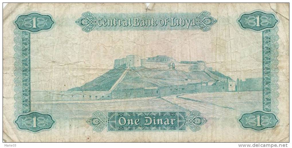 Libye - 1 Dinar - - Libye