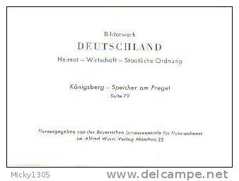 Bilderwerk Deutschland - Königsberg - Speicher Am Pregel / Seite 79 (I238) - Sonstige & Ohne Zuordnung