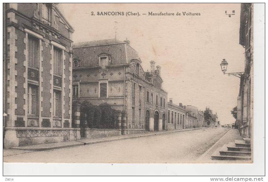 18.221/ SANCOINS - Manufacture De Voitures - Sancoins