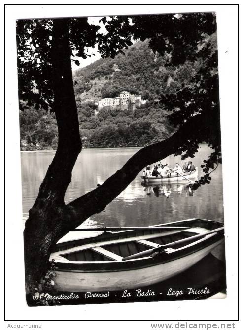 MONTICCHIO - La Badia, Lago Piccolo, Animata - FG 1958 - Other & Unclassified