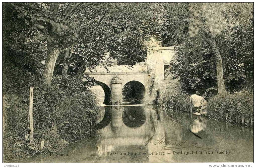 77 LISY SUR OURCQ Pont Du Filloir  Joli Plan  1904 - Lizy Sur Ourcq