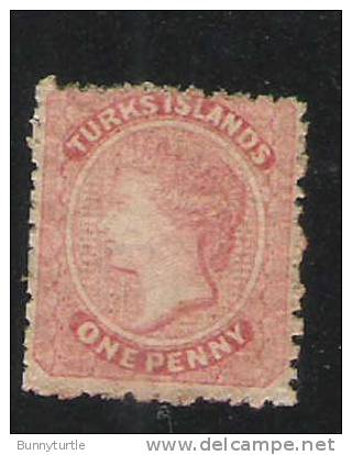 Turks Islands 1867 Queen Victoria 1p Mint - Antilles