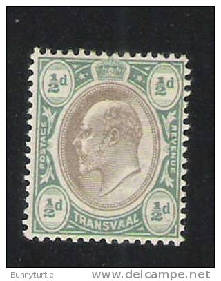 Transvaal 1902-03 Edward VII 1/2p MLH - Transvaal (1870-1909)