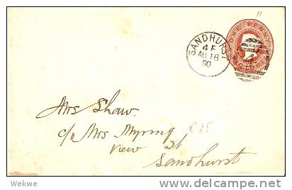 VIC088 / Sandhurst 1890, Ortsbrief - Brieven En Documenten