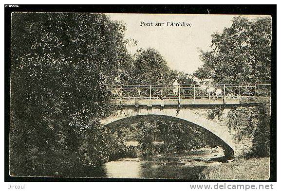 7563 -    Gruss  Aus  Ligneuville -pont Sur L'amblève - Malmedy