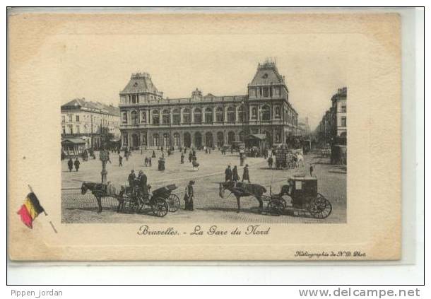 BELGIQUE **BRUXELLES**LA GARE DU NORD - Chemins De Fer, Gares