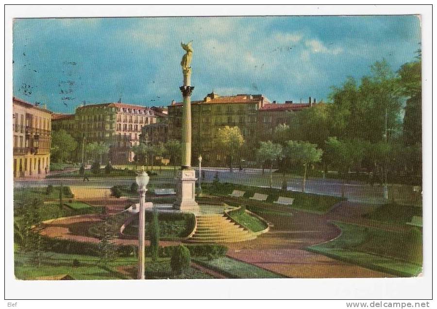 PAMPLONA : Monumento A La Inmaculada  ,B/TB - Navarra (Pamplona)