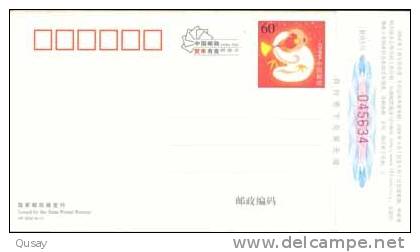 Monkey Hubei Radio Station Ad    Pre-stamped Card , Postal Stationery - Apen