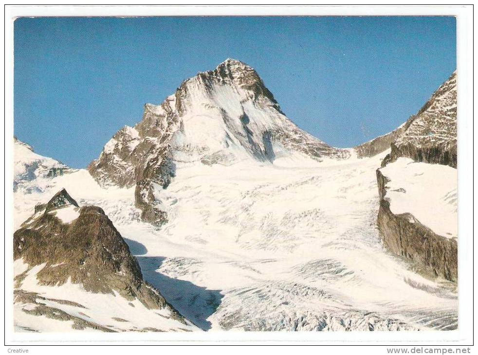 VAL D'ANNIVIERS?LA DENT BLANCHE VUE DE MOUNTET Ed.Darbellay Barrage Et Glacier De Moiry - Anniviers