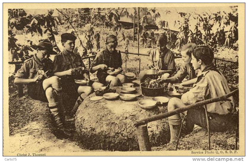 SCOUTISME - Scouts De France - Salle à Manger - Padvinderij