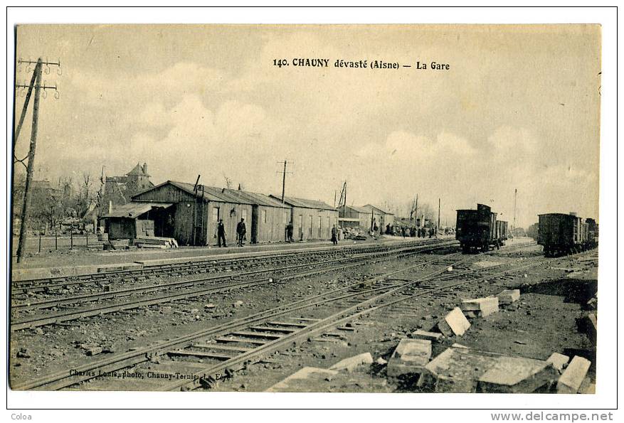 Chauny Dévasté La Gare - Chauny