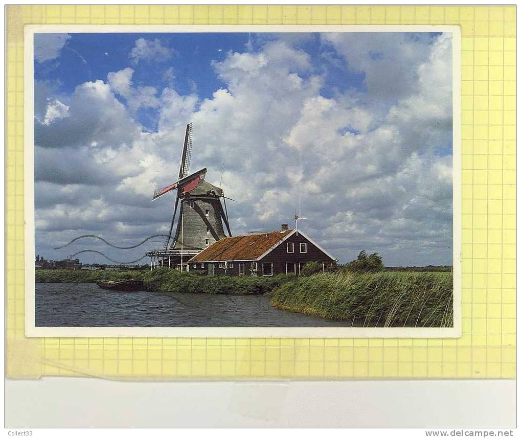 Hollande - De Zoeker - Windmill "The Searcher", Zaanse Schans - Moulin - CPM 1992 - Ed Uitgave Cityboek Sans N° - Zaandam