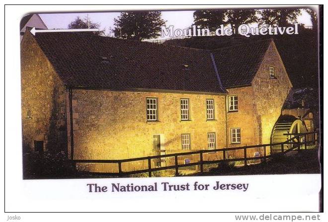 THE NATIONAL TRUST FOR JERSEY  - Moulin De Quetivel  ( Jersey Islands Card ) - [ 7] Jersey Und Guernsey