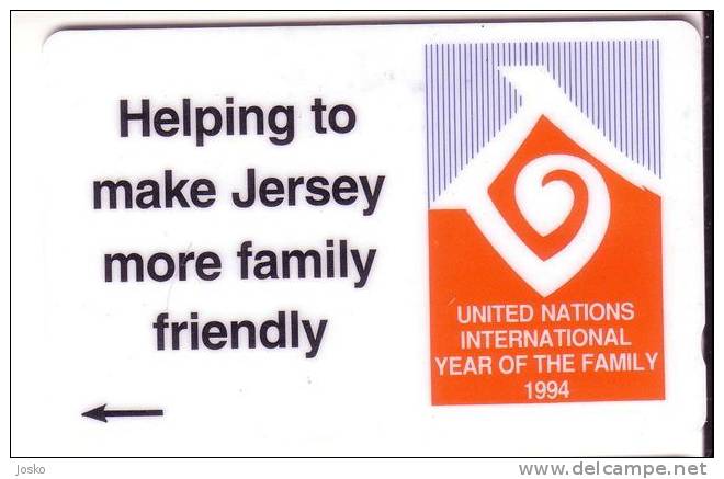 UNITED NATIONS Int. Year Of Family ( Jersey )*** Nations-Unies * Vereinte Nationen * Naciones Unidas * Nazioni Unite *UN - [ 7] Jersey Und Guernsey