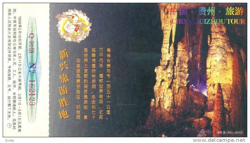 Zhijin Limestone Cave , Guizhou  ,  Pre-stamped Card , Postal Stationery - Sonstige & Ohne Zuordnung