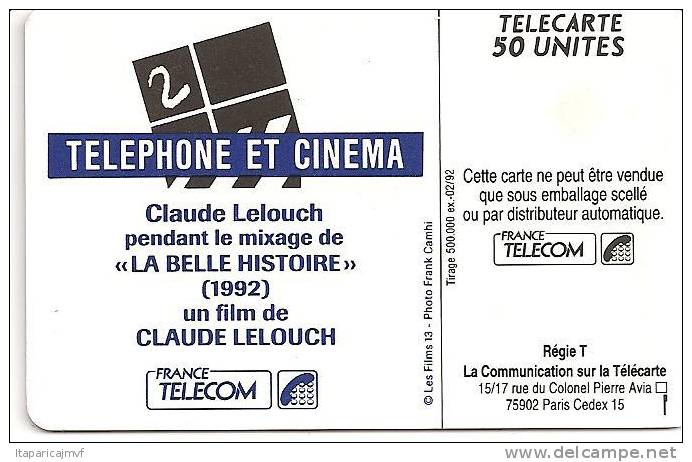 Telecarte : Lelouch 120 9 Numéro - Fehldrucke